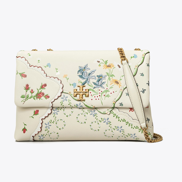 トリーバーチ KIRA MIXED-FLORAL CONVERTIBLE SHOULDER BAG