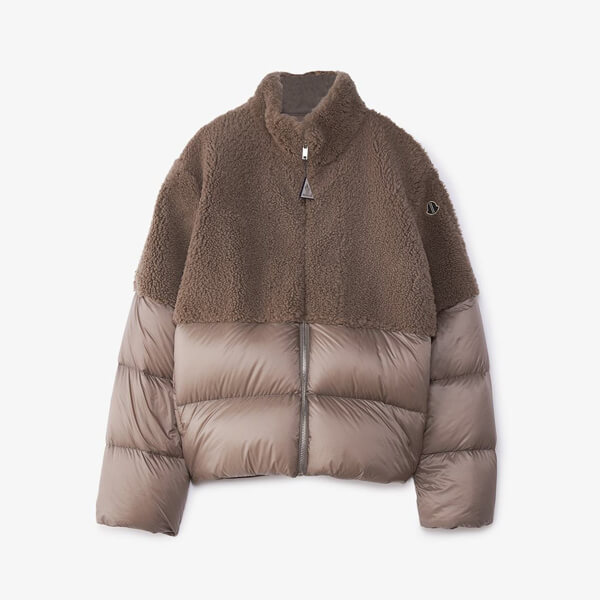 大注目コラボ【MONCLER＋Rick Owens】COYOTE ボア ダウンジャケット 偽物 09N1B50401A0161250