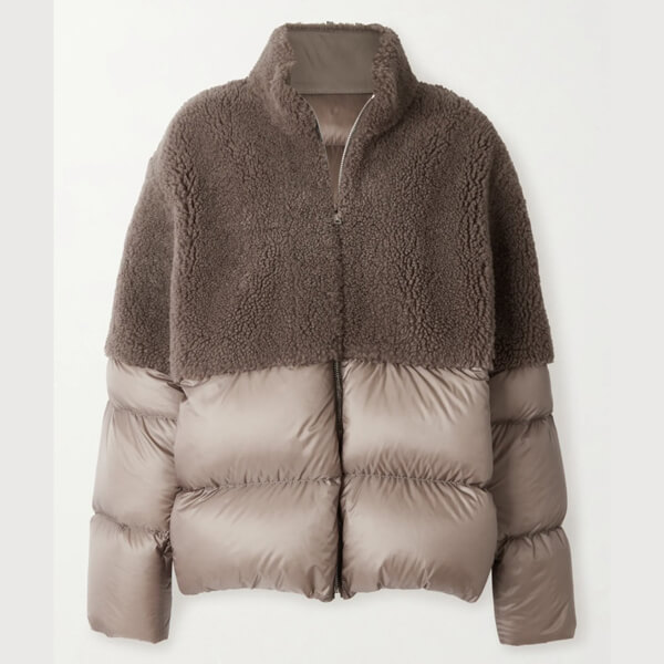 大注目コラボ【MONCLER＋Rick Owens】COYOTE ボア ダウンジャケット 偽物 09N1B50401A0161250