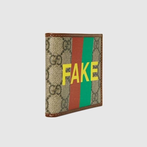 【グッチ】Fake/Not グッチ 財布 偽物 プリント*ダブルG*二つ折りウォレット*636166 2GCAG 8280