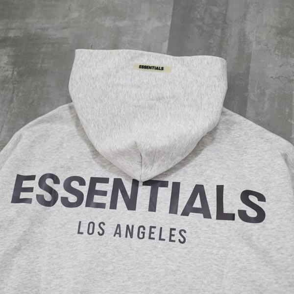 限定！エッセンシャルズ ロサンゼルス 偽物 パーカー LAFear of God Essentials Pullover Hoodie リフレクターロゴ