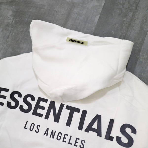 限定！エッセンシャルズ ロサンゼルス 偽物 パーカー LAFear of God Essentials Pullover Hoodie リフレクターロゴ