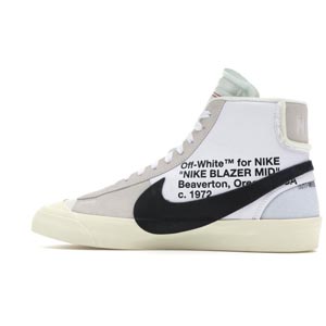 ホワイト オフ ホワイト レプリカ ナイキ x Off-White★Blazer Mid コピーコラボ ナイキスニーカー 芸能人