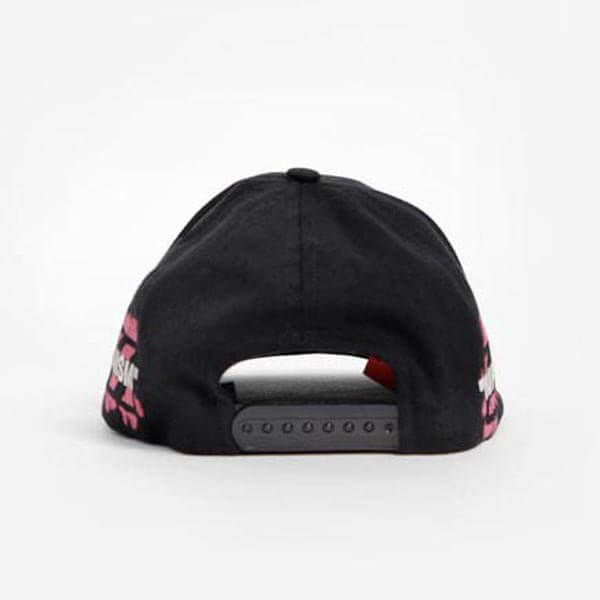 オフ ホワイト 偽物 キャップ OFF WHITE 19SS STENCIL BASEBALL CAP BLACK × FUCHSIA【OMLB008R194000151028】