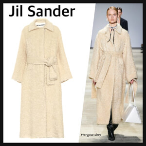 VIP価格★JIL SANDER★モヘアロングコートコピー