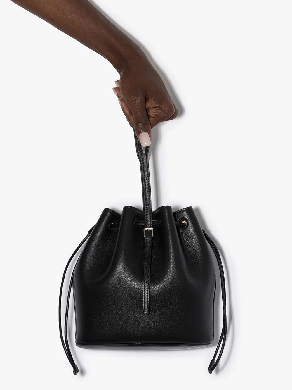 JIL SANDER Holster レザー バケットバッグ偽物