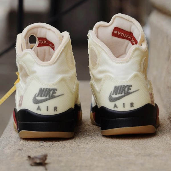 ナイキ× Off-White 偽物 / Air Jordan5 Sail エアジョーダン5 セイル