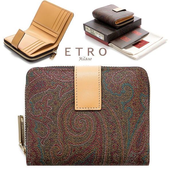 ETRO★ ペイズリーレディース折りたたみ財布_コピー0H518 8010 600