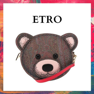 【ETRO】トイズペイズリーベアークロスボディバッグ コピー