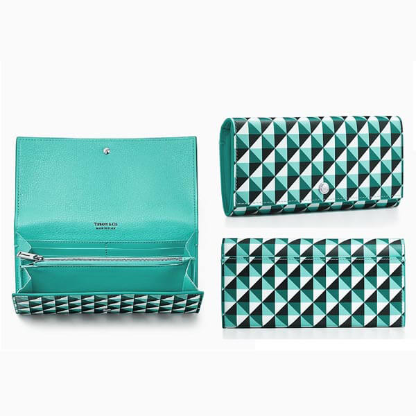 新柄アメリカ限定☆Tiffany&Co.☆二つ折りカードケース 偽物