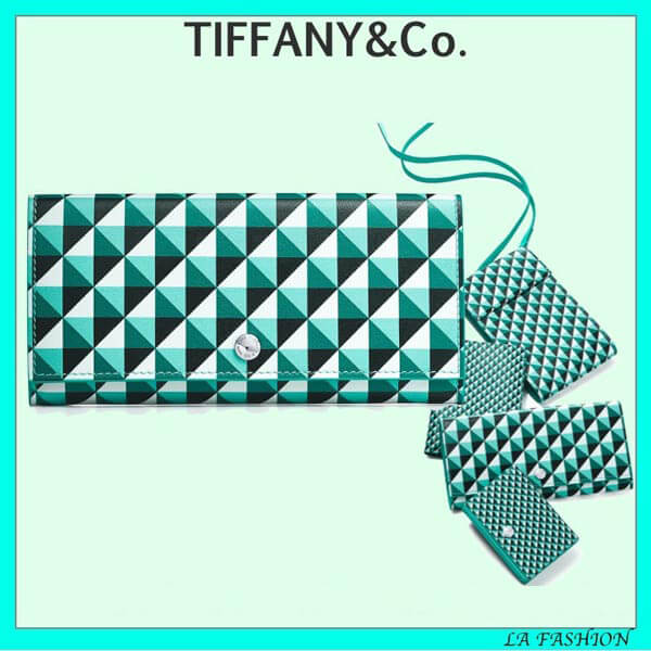 新柄アメリカ限定☆Tiffany&Co.☆二つ折りカードケース 偽物