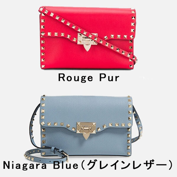 ヴァレンティノ ROCKSTUD SMALL スムースレザー ショルダーバッグ コピー