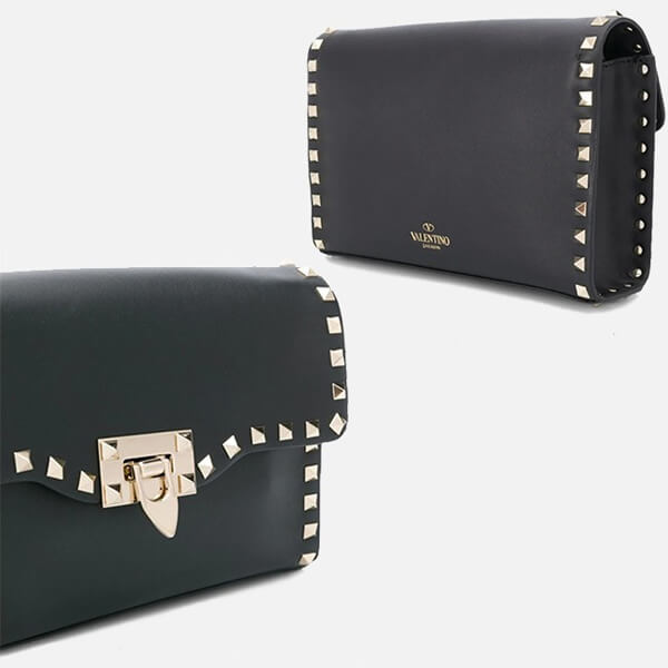 ヴァレンティノ ROCKSTUD SMALL スムースレザー ショルダーバッグ コピー