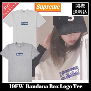 人気！入手困難 激レア! シュプリーム bandana Box LogoＴシャツ 偽物