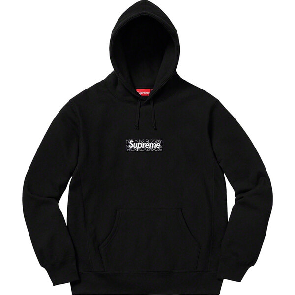 ★シュプリーム パーカー コピー Week16★ Bandana Box Logo Hooded Sweatshirt