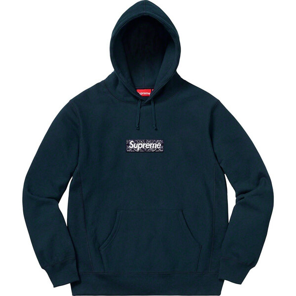 ★シュプリーム パーカー コピー Week16★ Bandana Box Logo Hooded Sweatshirt