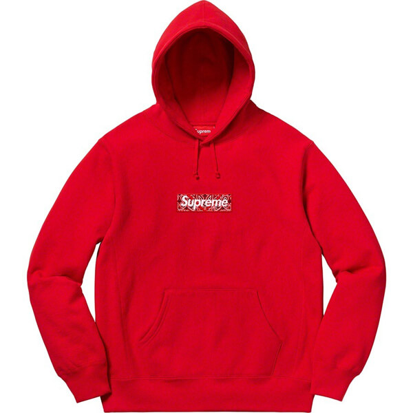 ★シュプリーム パーカー コピー Week16★ Bandana Box Logo Hooded Sweatshirt