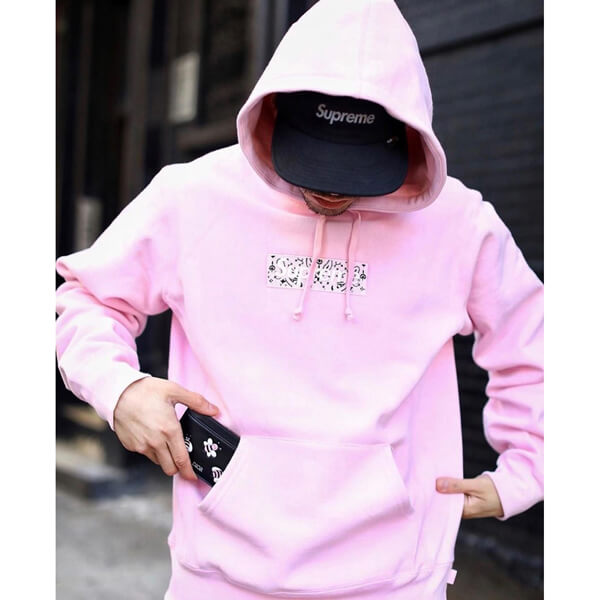 ★シュプリーム パーカー コピー Week16★ Bandana Box Logo Hooded Sweatshirt