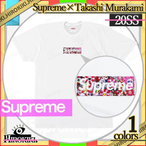 20SS /シュプリーム コピーTakashi Murakami COVID-19 Relief Box Logo Tee