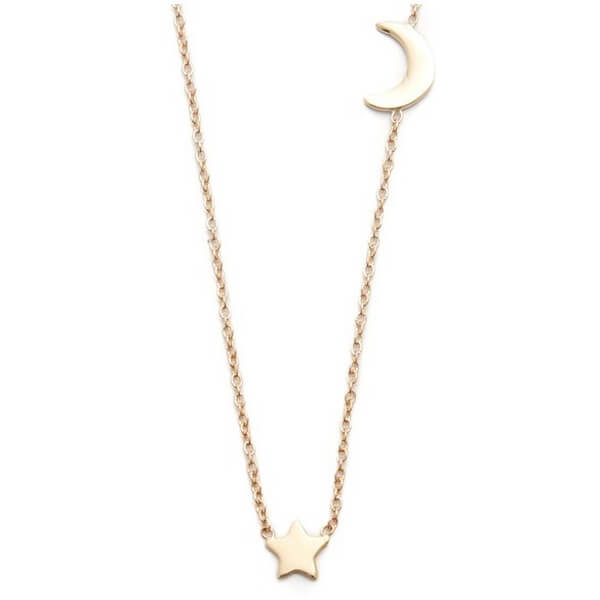 ロンハーマン Ariel Gordon Jewelry 星 月 ムーン スター ネックレス コピーmoon 14K