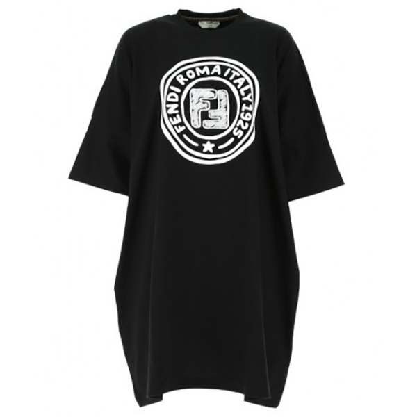 フェンディ ジョシュア・ヴィーダス コットン Tシャツ偽物