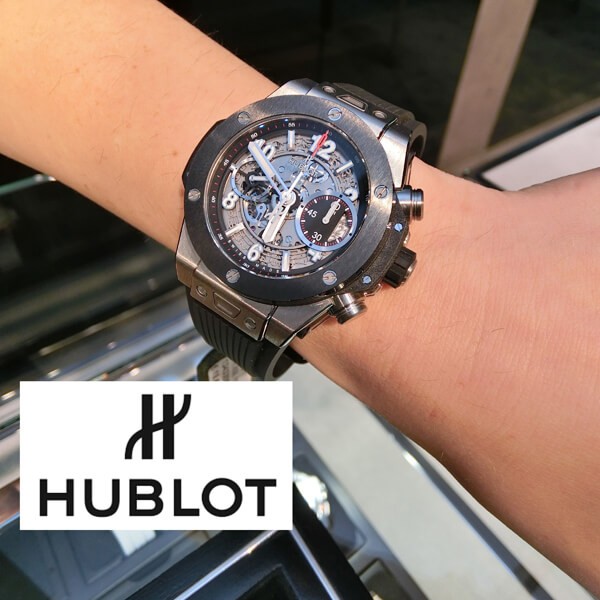 人気商品 HUBLOT ウニコ チタニウム セラミック 42mm 441.NM.1170.RX