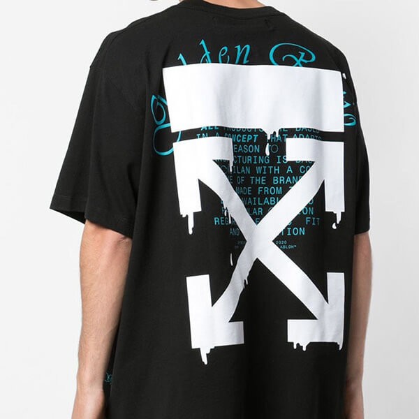 関税負担なし☆Off-White テープアローラウンド半袖Tシャツコピー OMAA038R201850050110