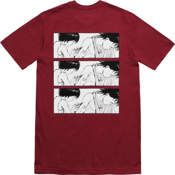 人気新作！17AW Supreme Akira Syringe Tee tシャツ 偽物