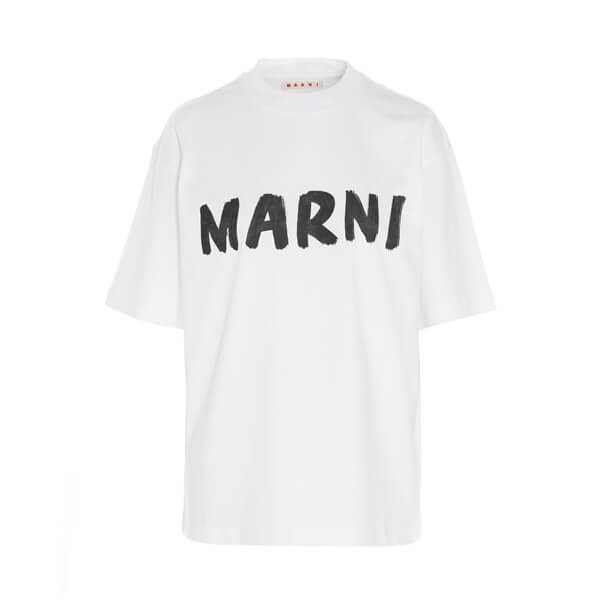 【VIP SALE】マルニ☆ロゴ付き オーバーサイズ Tシャツコピー