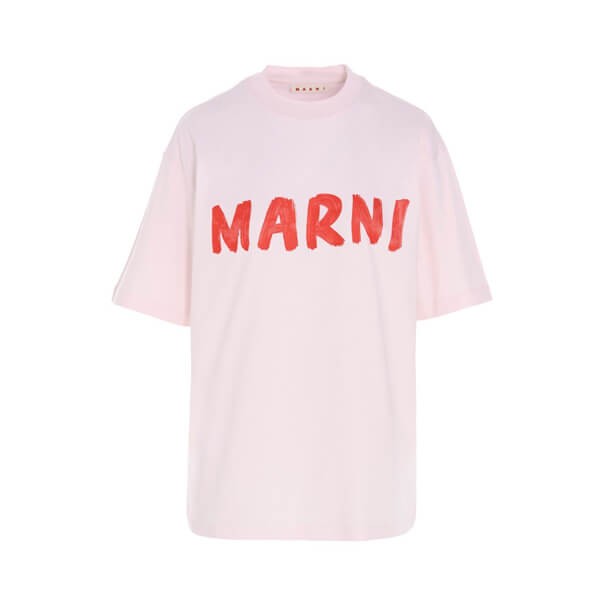 【VIP SALE】マルニ☆ロゴ付き オーバーサイズ Tシャツコピー