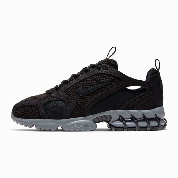 STUSSY x NIKE AIR ZOOM SPIRIDON CAGE 2 ナイキ ステューシー ブラック 黒 スーパーコピー