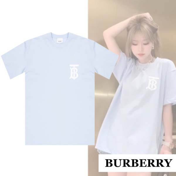 大人気！バーバリー☆モノグラムモチーフオーバーサイズTシャツ