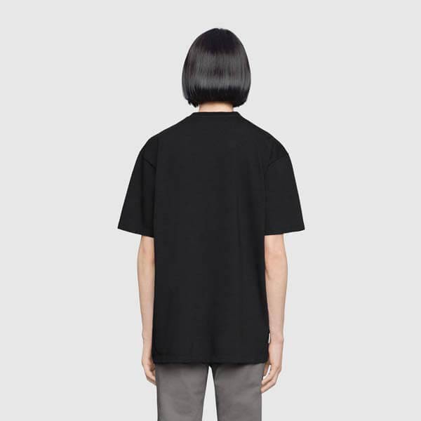 累積売上総額第１位【グッチ★20春夏】T-SHIRT W/ グッチ BLADE 565806 XJAZY