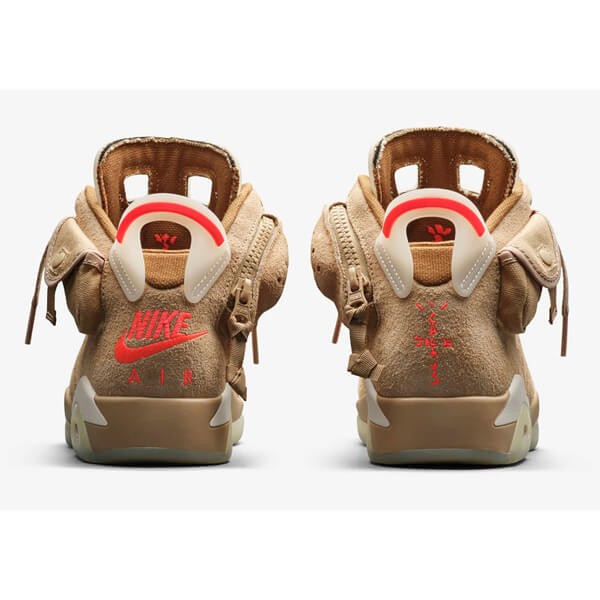 入手困難激レア!travis scott×AIR JORDAN 6“BRITISH KHAKI”偽物 DH0690-200