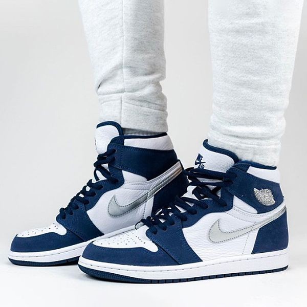 希少！ナイキ エアジョーダン1 RETRO HIGH OG GS MIDNIGHT NAVY CO.JP DC1788-100