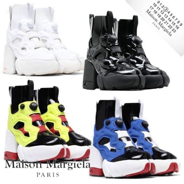 マルジェラ リーボック 偽物☆ポンプフューリー 偽物☆Maison Margiela Reebok Tabi Instapump Fury Hi