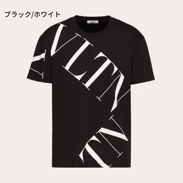 ヴァレンティノ『vltn tシャツ コピー』 マクログリッド 2色☆関税込★