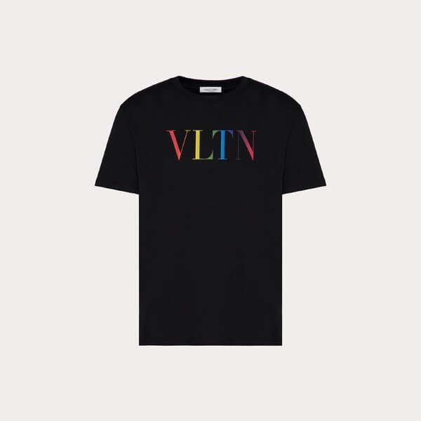 vltn tシャツ コピー★ヴァレンティノマルチカラー クルーネック Tシャツ VV3MG10V72U24D/VV3MG10V72U20T