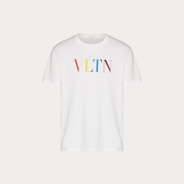 vltn tシャツ コピー★ヴァレンティノマルチカラー クルーネック Tシャツ VV3MG10V72U24D/VV3MG10V72U20T