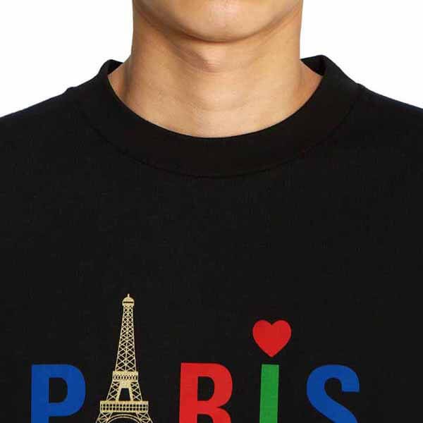 バレンシアガ PARIS LOVE プリント Tシャツコピー 半袖★2色