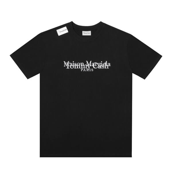 メゾンマルジェラ トミーキャッシュ ロゴ Ｔシャツ 偽物☆スーパーコピーN級品