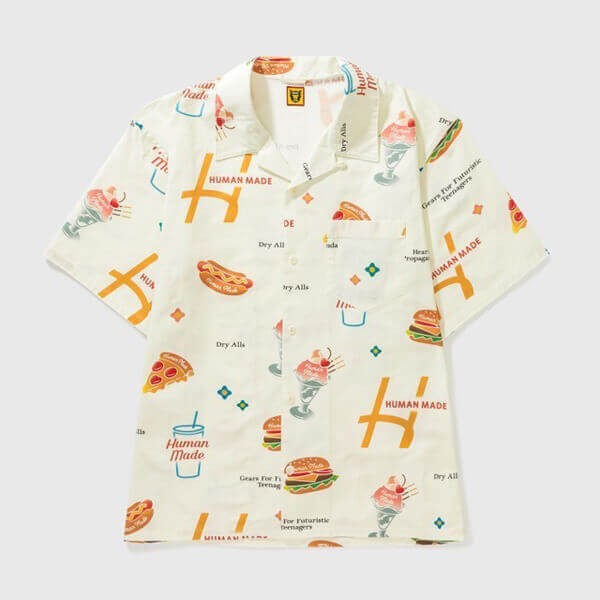 残少! ヒューマンメイド JUNK FOOD ALOHA SHIRT アロハシャツ