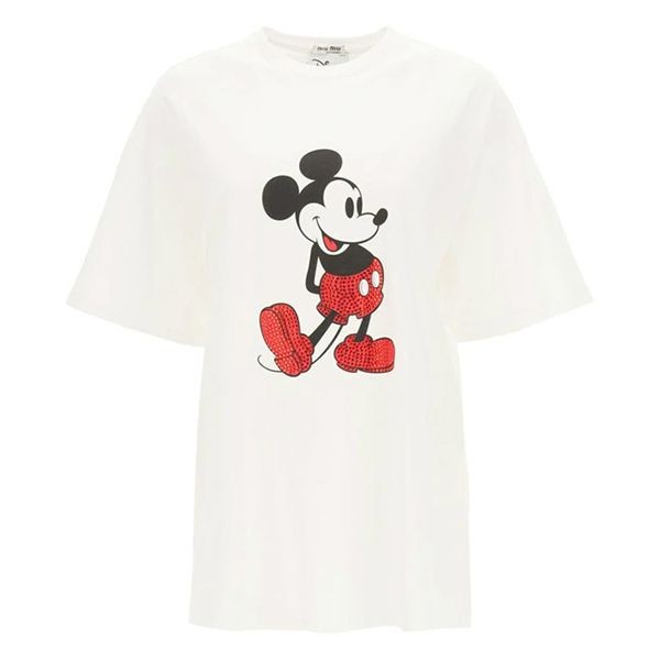 ミッキーマウス 偽物 Tシャツ ミュウミュウ x Disney 偽物 MJN320 1ZTR