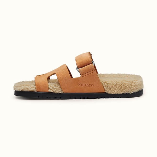 新作★入手困難★エルメスChypre sandal シプレサンダル もこもこH212170ZB8