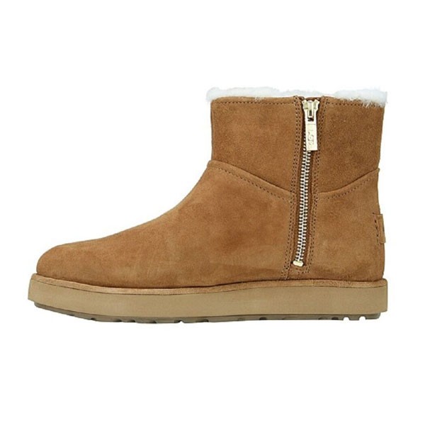 ☆人気☆UGGショートブーツ偽物☆Zip-up Suede Mini Boot.s (Classic Mini BLVD)☆