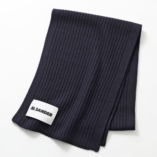 JILSANDER マフラーコピー 762027 20408 リブ ロゴ