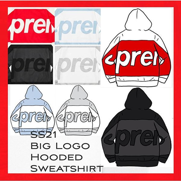 シュプリーム ◆ SS21 ◆ Big Logo Hooded Sweatshirt シュプリーム ビッグロゴ フーディー