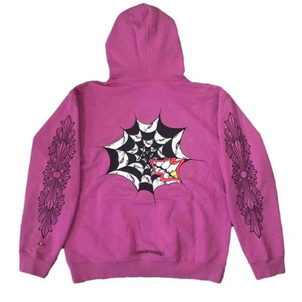 ★入手困難レア!クロムハーツ×Matty Boy Spider Web Hoodie パーカー スーパーコピー