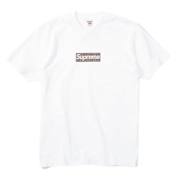 シュプリーム バーバリー 偽物 Tシャツ Box Logo Tee ボックスロゴ 2色