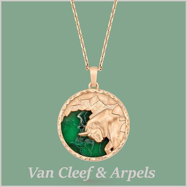 Van Cleef ＆Arpels ゾディアック Lネックレス コピー タウリ (牡牛座) VCARP9RA00